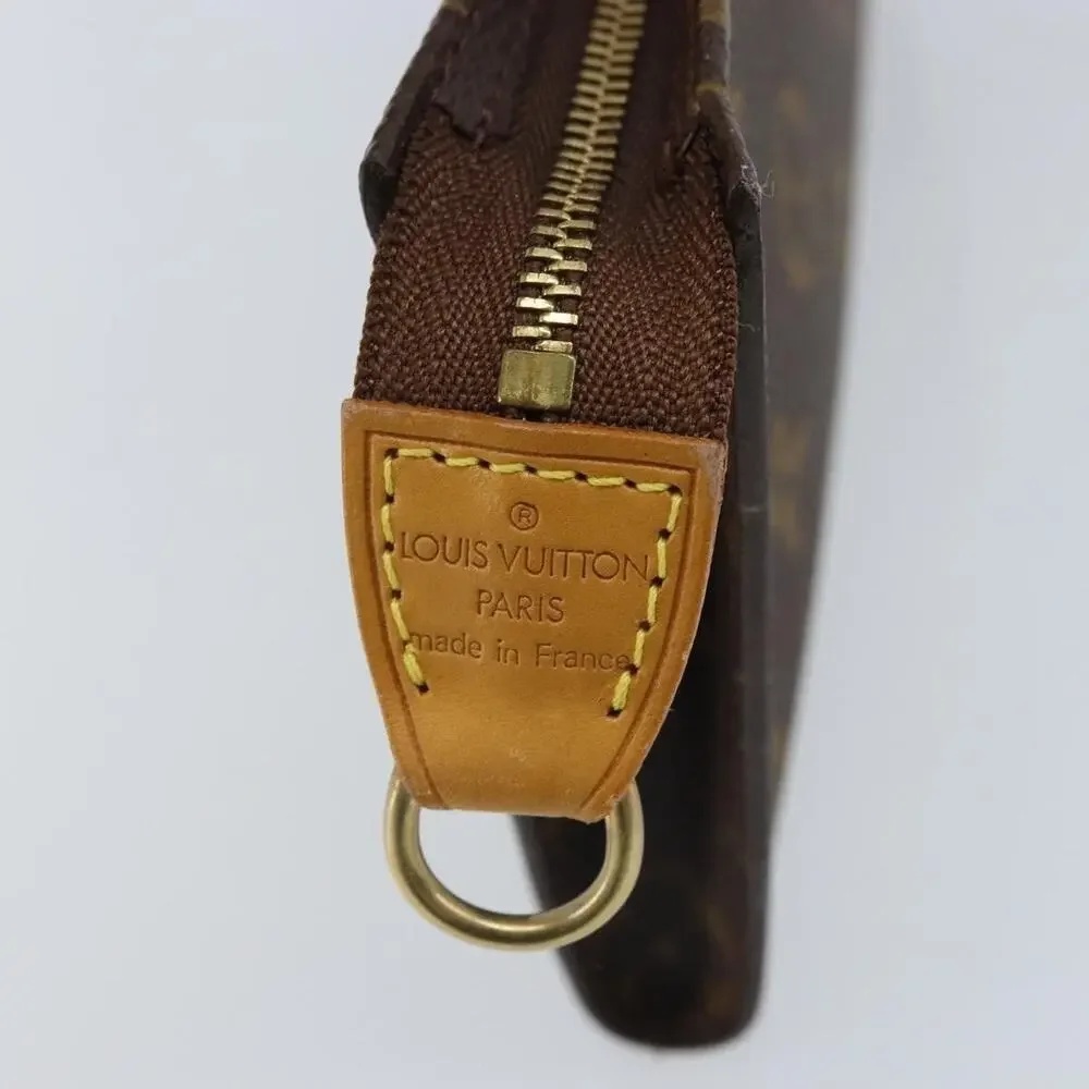 Louis Vuitton Monogram Bucket GM Accessory Pouch Brown